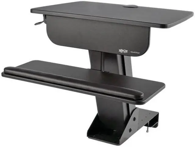 Alt view image 2 of 3 - Tripp Lite WWSSDC Adjustable Standing Desktop Workstation, Desk Clamp, Sit Stand