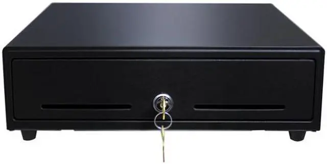 Alt view image 2 of 7 - Adesso 13” POS Cash Drawer with Removable Cash Tray - 13” x 14.2” x 3.25”