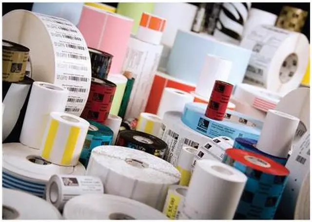Main image of Zebra 10011992 3" x 5" PolyPro 3000T Labels - 1 Case (4 Rolls)