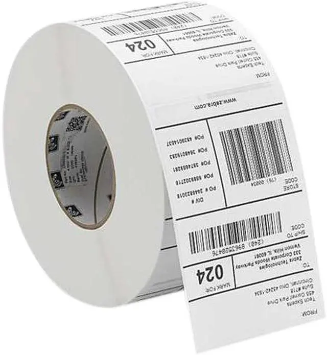 Main image of Zebra 10017522 4"x1" Z-Ultimate 2000T Labels - 1 Case (4 Rolls)