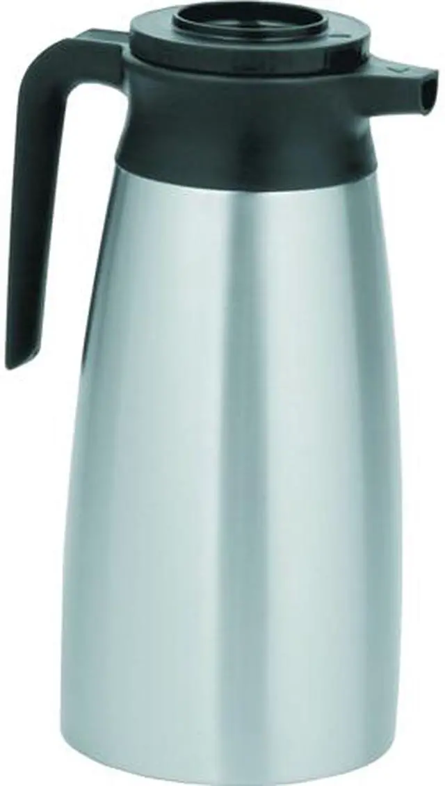 Main image of Bunn-O-Matic Corporation 39430.0000 1.9 Liter Thermal Pitcher, Stainless Steel/Black