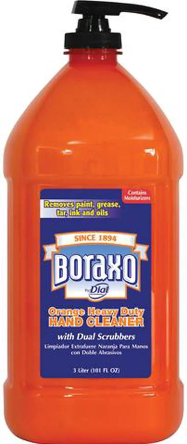 Main image of Boraxo 2340006058 Orange Heavy Duty Hand Cleaner, 3 Liter Pump Bottle