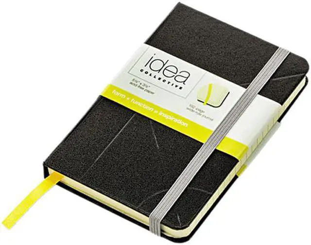 Main image of Tops 56874 Idea Collective Journal, Mini, 5-1/2 in x 3-1/2 in, Wide rule, Black, Cream Paper