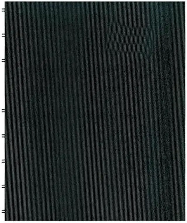 Main image of Blueline AF1115081 - MiracleBind Notebook, College/Margin, 11 x 9-1/16, White, 75 Sheets, Black Cover