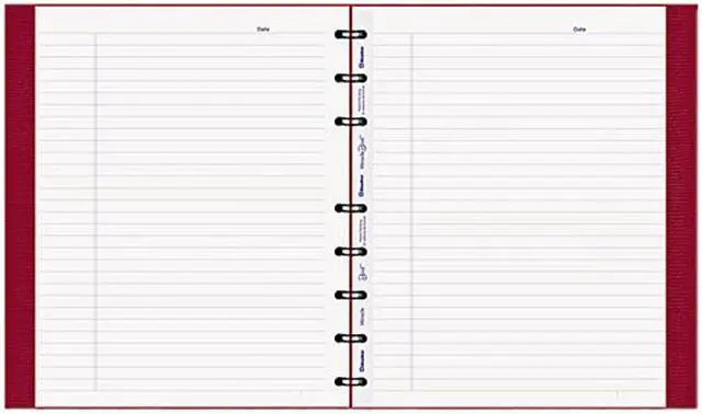 Main image of Blueline AF9150.83 MiracleBind Notebook - 150 pages (9-1/4" x 7-1/4")