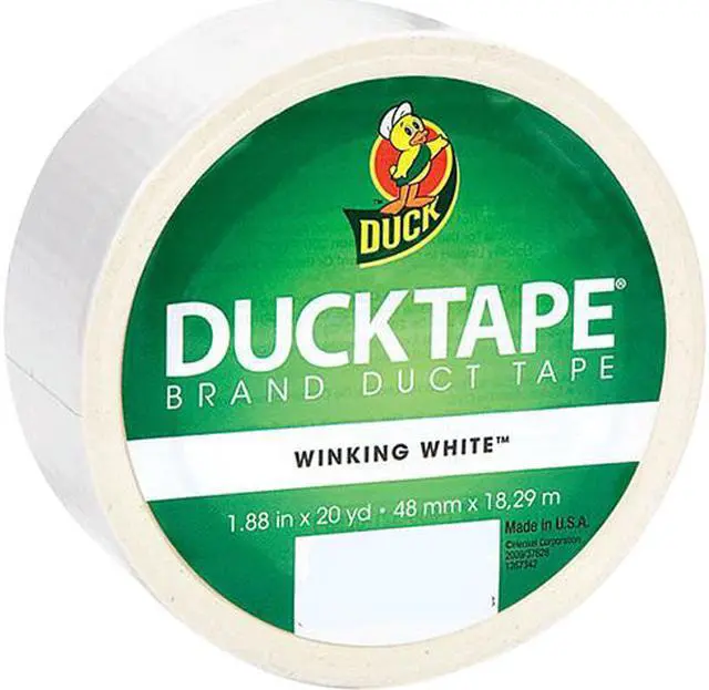 Main image of Duck Colored Duct Tape
1.88" Width x 60 ft Length - 1 / Roll - White