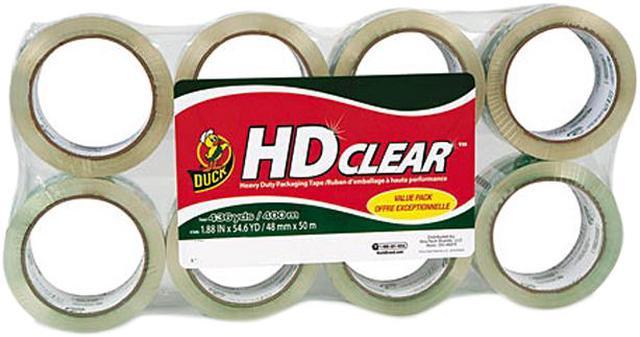 Duck Brand HD Clear Heavy Duty Acrylic Packing Tape - Clear, 1.88