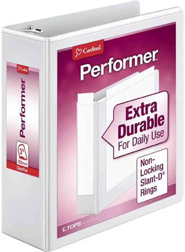 Main image of Cardinal XtraValue ClearVue D-Ring Presentation Binder