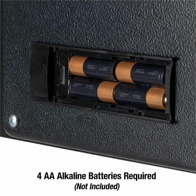 Alt view image 5 of 5 - Sentry Safe X105P Security Safe - 0.98 ft - Digital, Programmable, Electronic Lock - 2 Live-locking Bolt(s) - Pry Resistant, Theft Resistant, Scratch Resistant, Damage Resistant - X105P