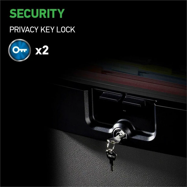 Alt view image 3 of 3 - Sentry Safe HD4100 Fire/Water Safe - 0.65 ft - Key Lock - Water Resistant, Fire Resistant - for Document, Passport, Jewellery, Digital Media, Tablet PC, Cell Phone - HD4100