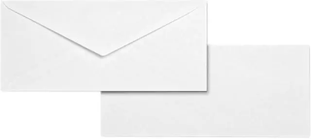 Main image of Business Source 04467 Business Envelope, #10, 28lb, White Wove, 500/Box