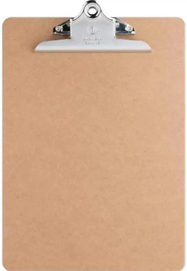 Main image of Business Source 65637BD Hardboard Clipboard - 1 Bundle (6 pcs)