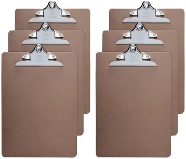 Alt view image 2 of 2 - Business Source 65637BD Hardboard Clipboard - 1 Bundle (6 pcs)