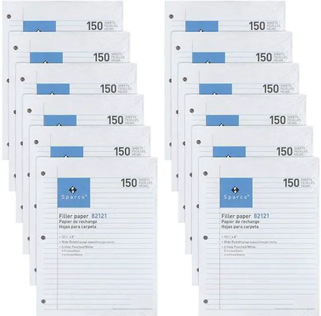 Main image of Sparco 82121BD Filler Paper, 10.50" x 8.00", 150 Sheets/each