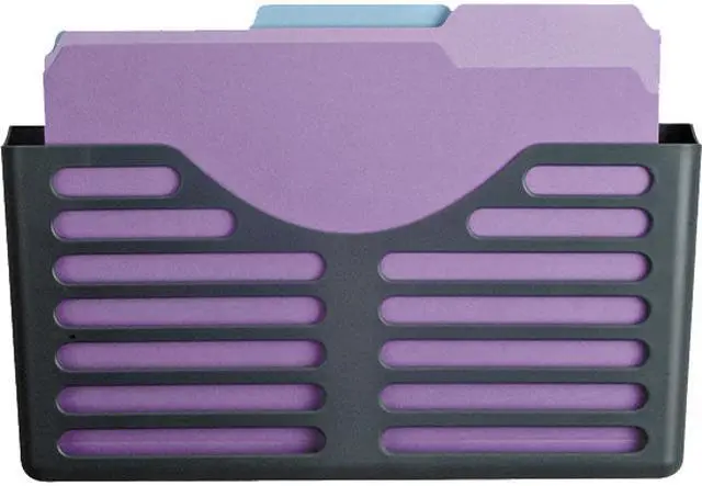 Main image of Universal UNV08162 Recycled Plastic Cubicle Single File Pocket
