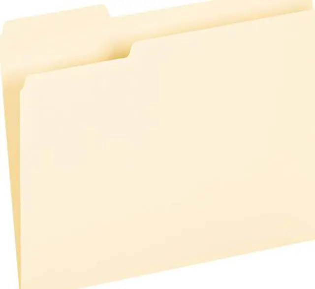 Main image of Universal UNV12213 Interior File Folders, 1/3-Cut Tabs, Letter Size, Manila, 100/Box