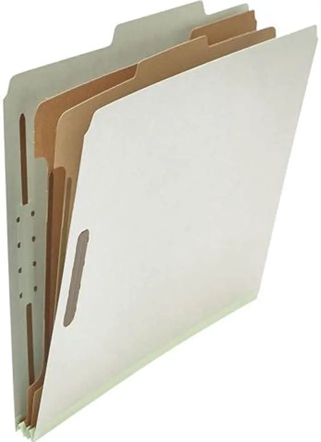 Main image of Universal UNV10272 Six--Section Pressboard Classification Folders, 2 Dividers, Letter Size