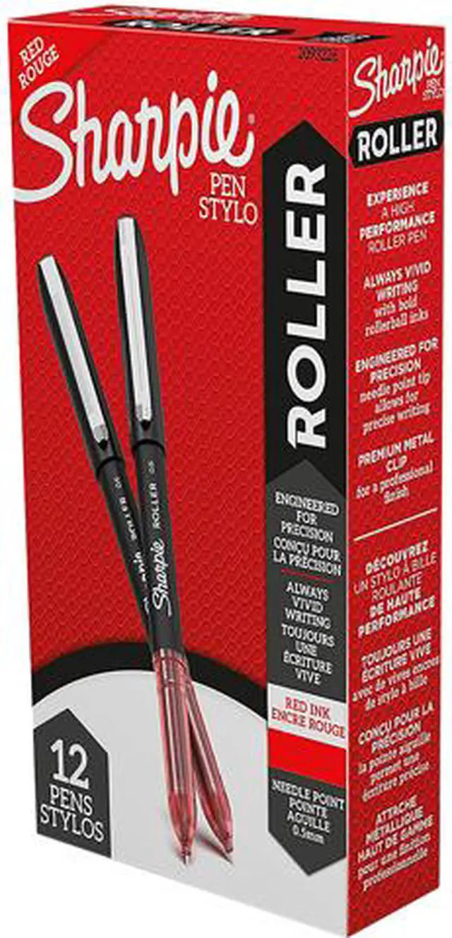Main image of Sanford 2093226 Roller Pen 0.5 mm, Red Ink/barrel