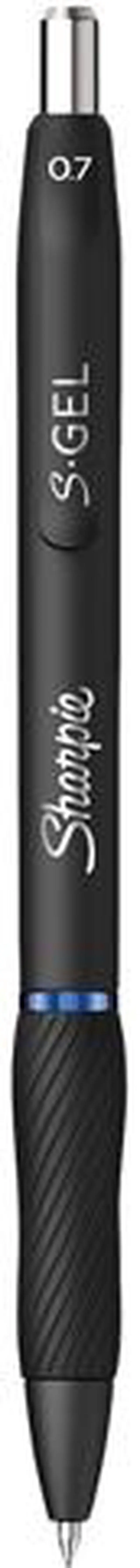Main image of Sanford 2096176 S-Gel Retractable Gel Pen, Medium 0.7 mm, Blue Ink, Black Barrel, 36/Pack