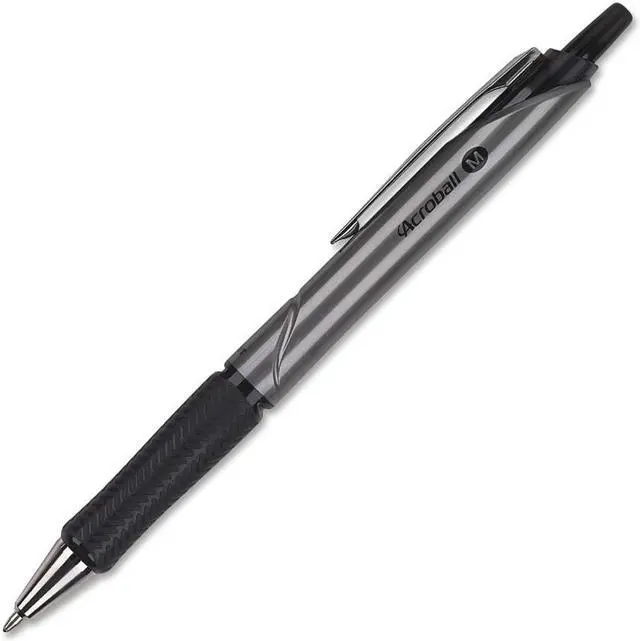 Main image of Pilot Acroball Pro Ball Point Retractable Pen, Black Ink, 1mm, Dozen