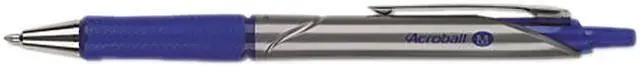 Main image of Pilot Acroball Pro Ball Point Retractable Pen, Blue Ink, 1mm, Dozen