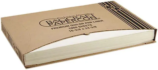 Main image of BAGCRAFT P030001 Grease-Proof Quilon Pan Liners, 16.38" x 24.38", White, 1000 Sheets/Carton