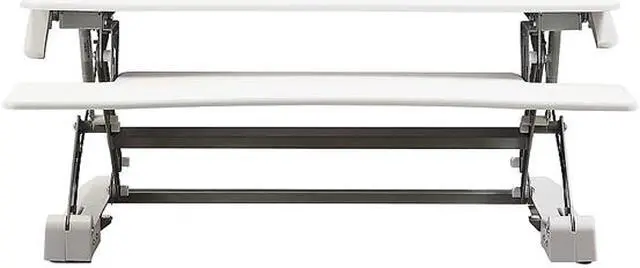 Alt view image 3 of 4 - Lorell LLR99554 V2 Adjustable Desk Riser - White