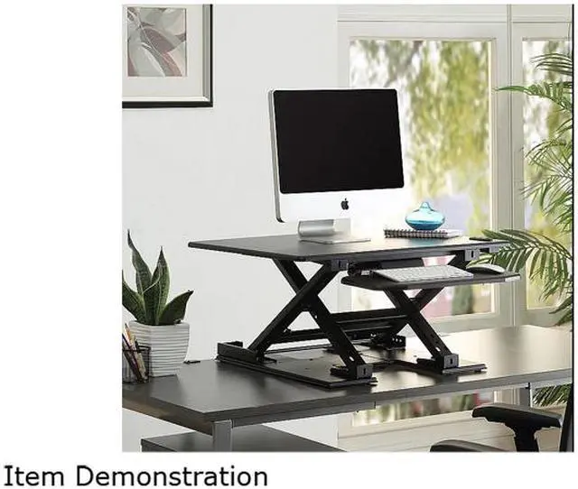 Alt view image 3 of 3 - Lorell LLR99552 Electric Desk Riser - Black