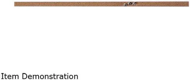 Main image of Lorell 49534BD Strip Bulletin Bar - 36" Width - Cork Surface - Self-healing, Fade Resistant, Self-seali