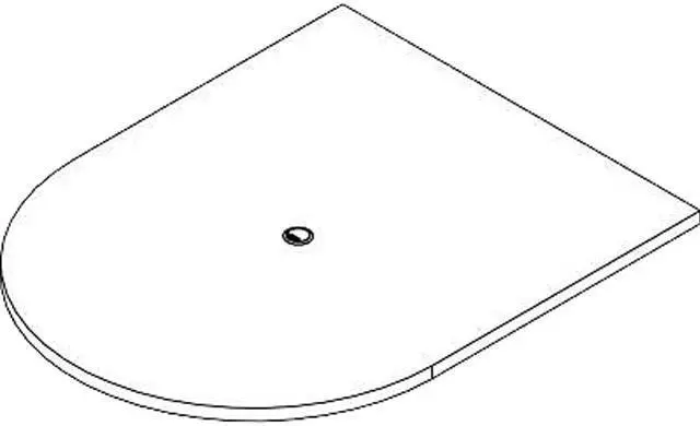 Main image of Lorell POC4860ES Prominence 2.0 Half-Racetrack Conference TableTop, 60" TT Width x 48" TT Depth x 1.50" TT Thickness - Espresso - LLRPOC4860ES