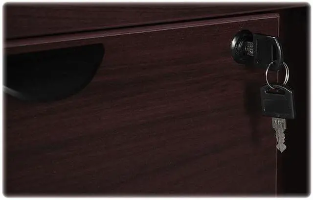 Alt view image 2 of 2 - Lorell PC2466ES Prominence 2.0 Espresso Laminate Double-Pedestal Credenza