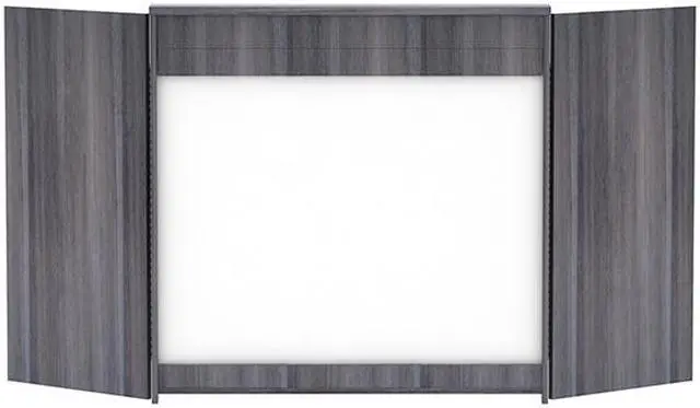 Alt view image 2 of 5 - Lorell 69625 Dry-Erase Whiteboard Presentation Cabinet