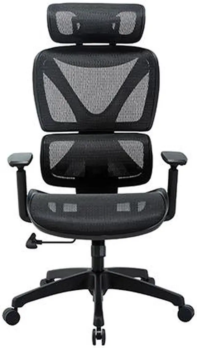 Alt view image 2 of 11 - Lorell 84396 High-Back Mesh Chair