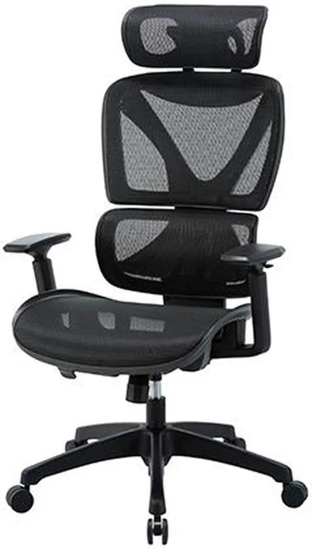 Alt view image 3 of 11 - Lorell 84396 High-Back Mesh Chair