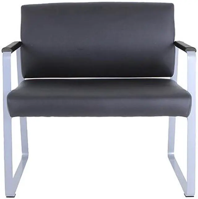 Alt view image 2 of 8 - Lorell 66997 Healthcare Seating Bariatric Guest Chair