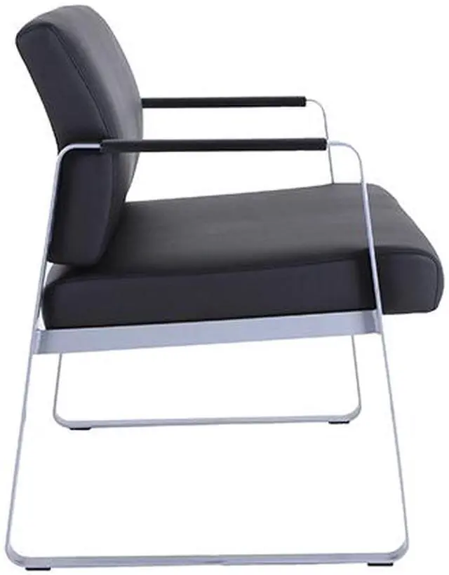 Alt view image 4 of 8 - Lorell 66997 Healthcare Seating Bariatric Guest Chair