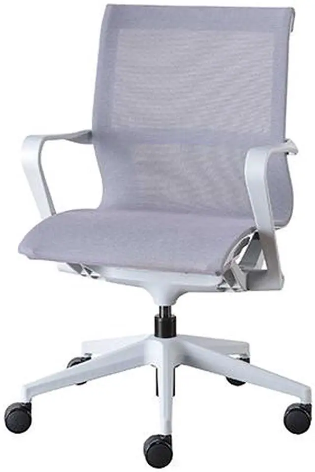 Alt view image 2 of 3 - Lorell 40207 Executive Mesh Mid-back Chair