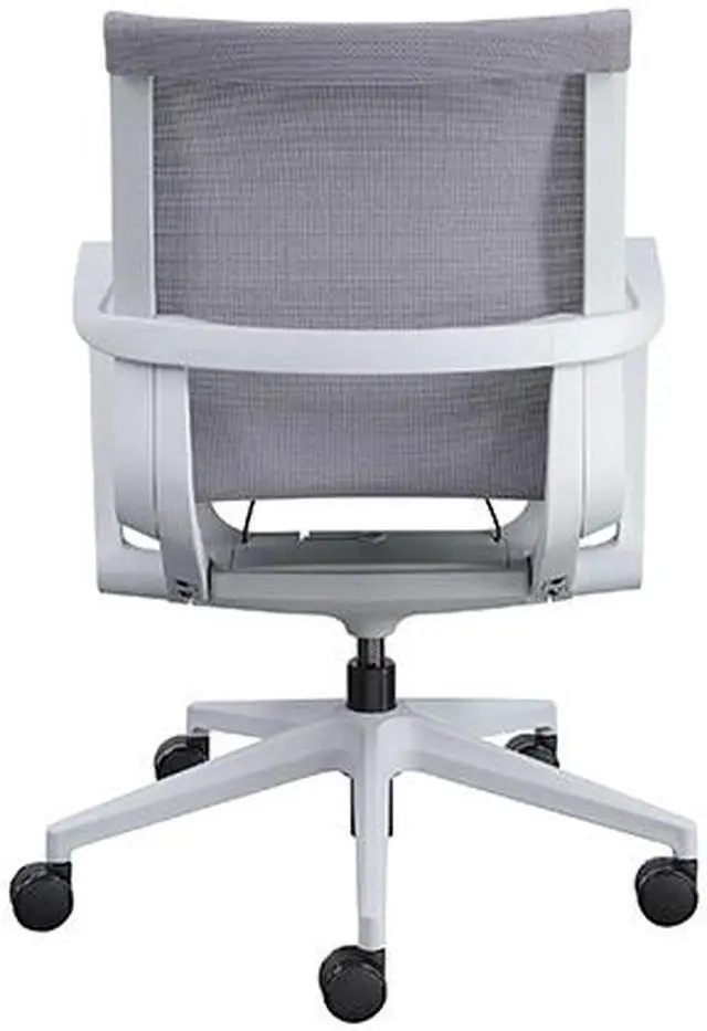 Alt view image 3 of 3 - Lorell 40207 Executive Mesh Mid-back Chair