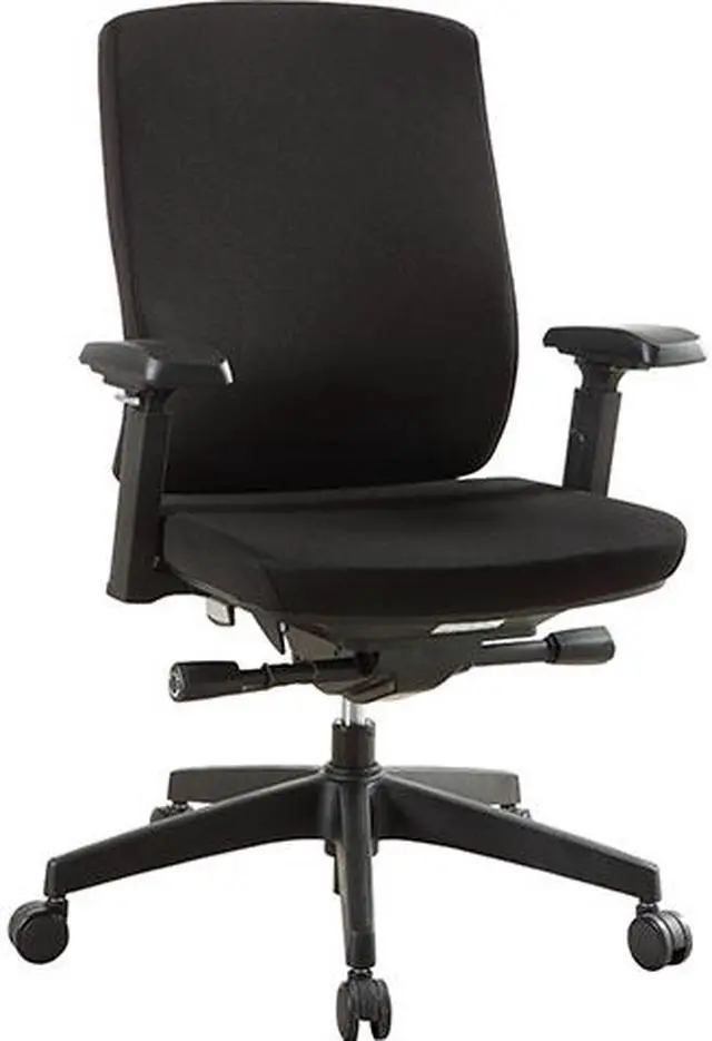 Main image of Lorell 42172 Mid-Back Chairs With Adjustable Arms