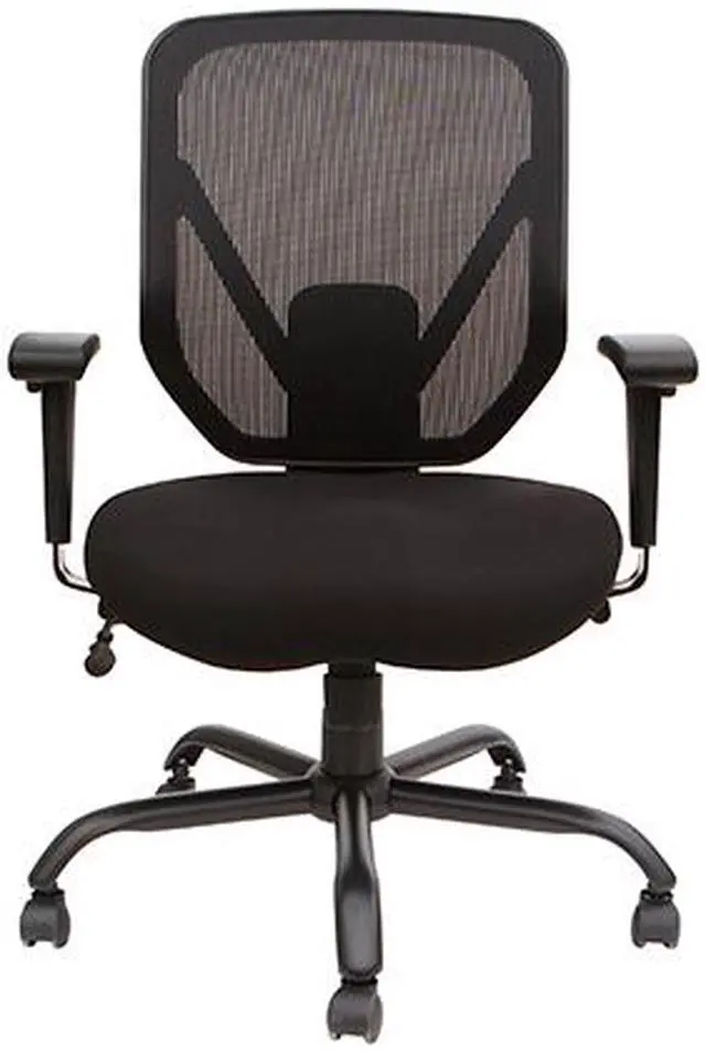 Alt view image 2 of 4 - Lorell 81804 Big & Tall Mesh Back Chair