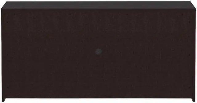 Alt view image 4 of 4 - Lorell 18214 Essentials Espresso Laminate 4-Door Hutch