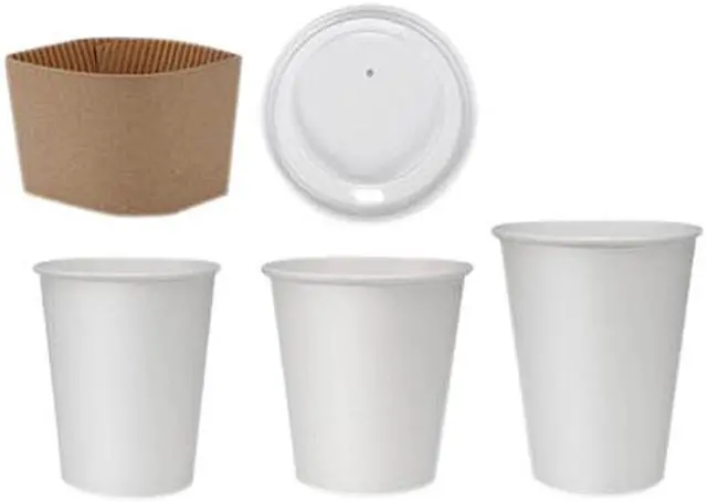 Main image of Genuine Joe 19046PK Polyurethane-lined Disposable Hot Cups- 10.00 oz - 50/Pack