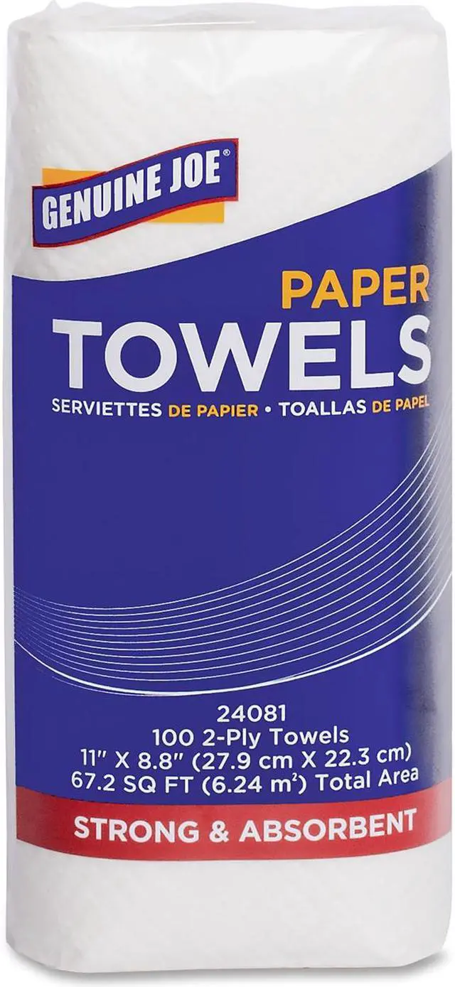 Main image of Genuine Joe 2-ply Household Roll Paper Towels