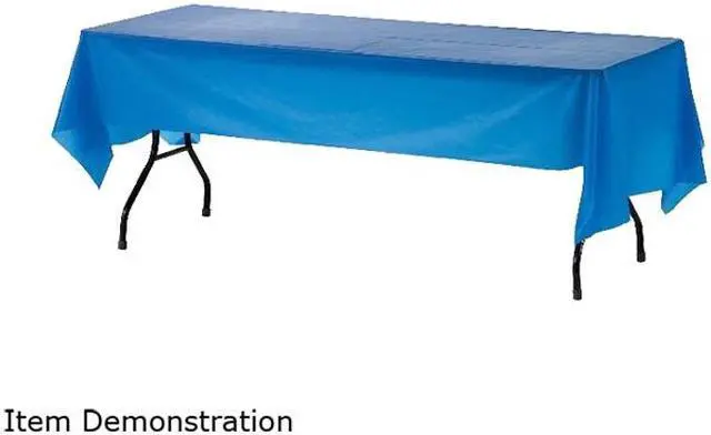 Main image of Genuine Joe 10325CT Plastic Rectangular Table Covers