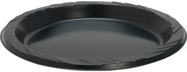 Main image of Genuine Joe 10429CT Round Plastic Black Plates