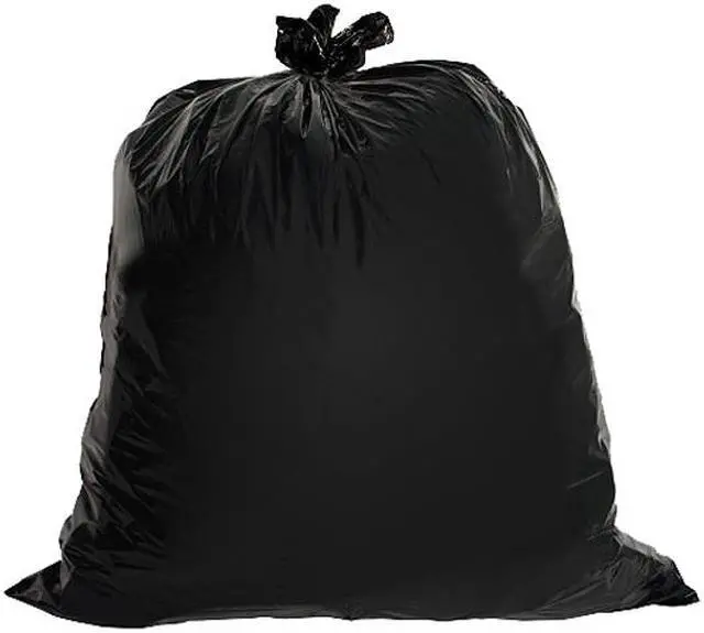 Main image of Genuine Joe 01535PL Heavy-Duty Trash Can Liners, Low Density, 39" x 56", 60 gal, 1.5 mil, Black, 4800/Pallet