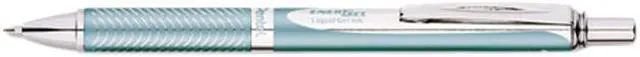 Main image of Pentel BL407LSA EnerGel Alloy RT Retractable Liquid Gel Pen, .7mm, Aquamarine Barrel, Black Ink