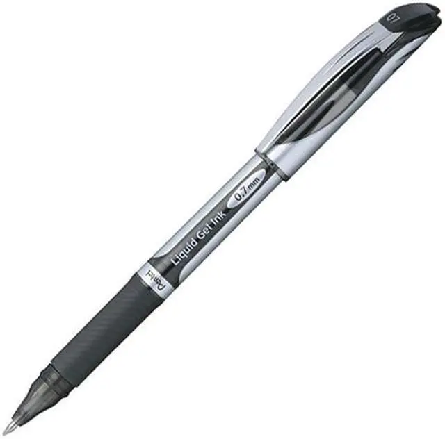 Main image of Pentel BL57A EnerGel Gel Ink Pen, Medium Point, Metal Tip, Black Ink