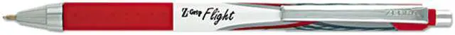 Main image of ZEBRA
Z-Grip Flight Retractable Ballpoint Pen, 1.2 mm, Bold, Red, Dozen