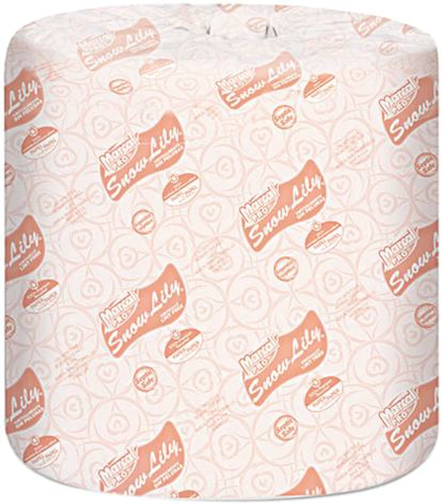 Main image of Marcal MAC 4072 Snow Lily 100% Recycled Bath Tissue, 2-Ply, White, 336/Roll, 48rolls/ct